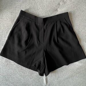 Babaton High Waist Black Shorts